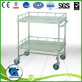 BDT201 Two layer stainless steel surgical tool trolley